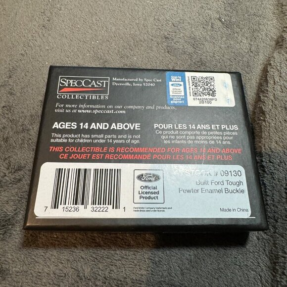 Ford Belt Buckle Built Tough Spec Cast Authentic Officially Licensed Collectible - Picture 7 of 13